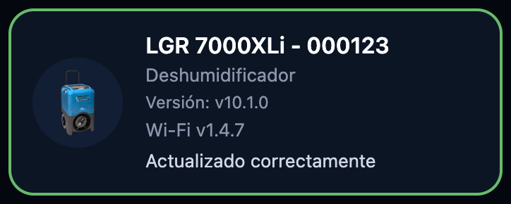 Actualizado correctamente