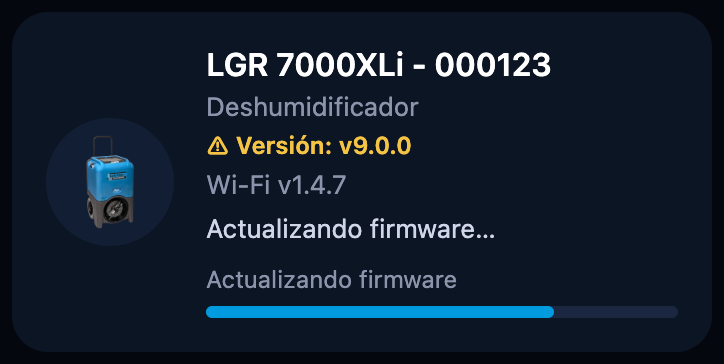 Actualizando firmware…