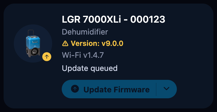 Update queued